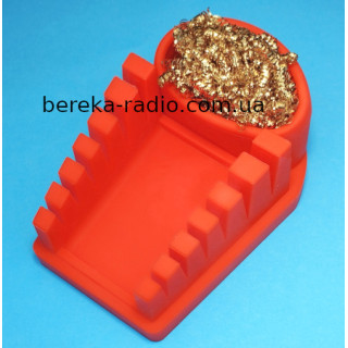 Тримач для пайки кабелів з латунною стружкою, силіконовий