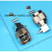 Штекер N обтискний під кабель RG-316, латунь