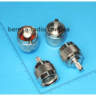 Штекер N обтискний під кабель RG-58, латунь