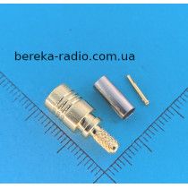 Штекер SMB обтискний під кабель RG-174, латунь