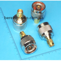 Перехідник шт. SMA - шт. N, латунь