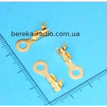 Клема очкова не ізольована М3.2 для кабелю 1-2.5мм.кв