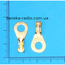 Клема очкова не ізольована М5.2 для кабелю 0.5-1мм.кв