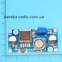 Перетворювач DC-DC понижаючий на LM2596S, Uвх=3.2-35V, Uвих=1.25-30V, Iвих=2A, плата 43x21мм