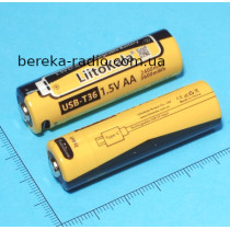 Акумулятор 1.5V, 2400mAh, AA, LitoKala USB-T36, оригінал
