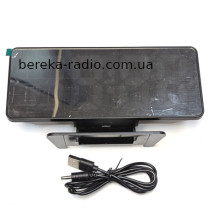 Годинник мережний VST-888-4, зелений інд., термометр, USB