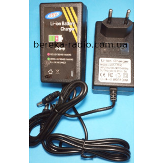 Зарядний пристрій для LI-ion ак. 12.6V/3A, 5.5x2.5, JSY-12630