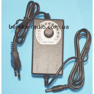 Блок живлення з регулюванням напруги 3-12V/2A, 5.5x2.5, SZ-DLY31288