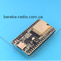 WI-FI модуль ESP32-WROOM-32U на CP2102, WiFi+Bluetooth, TYPE-C,  DevKit