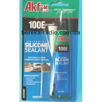 Силікон Akfix 100E прозорий, 50 мл