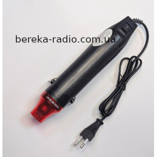 Термоповітряний усадковий пістолет P-511, 300W, чорний