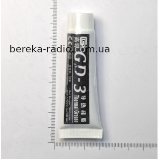 Паста теплопровідна GD-3-SY30 з сріблом, 7.58 W/m2, 30 г