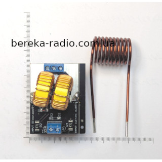 Вихровий індукційний нагрівач ZVS 120W, Ucc=5-12V