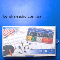 Набір трубчитих наконечників 22-10AWG (800 шт)