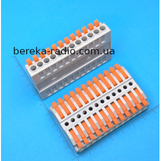Багаторазова клема PCT-2212/SPL-12 з важелями на 12 контактів, 32A, 600V, 0.08-4.0mm2