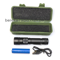 Ліхтар 518-TG, червоне світло, 1x18650, ЗП Type-C, zoom