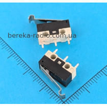 Мікровимикач KW10-Z3P, 3 pin, 1A, 250VAC, важіль з дугою, Daier