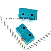 Мікровимикач KW4-Z1F, 20x10x6mm, 3 pin, 5A/250VAC, без важеля