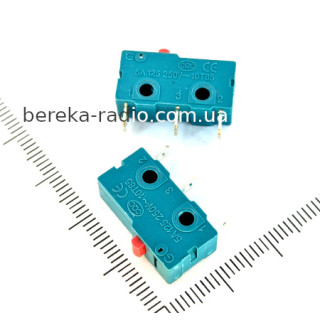 Мікровимикач KW4-Z1F, 20x10x6mm, 3 pin, 5A/250VAC, без важеля