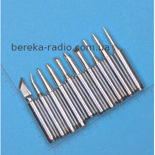 Набір нікелевих жал HAKKO 900M (10 шт) (I, B, K, 1.6D, 2.4D, 3.2D, 3C, 4C, 5C)