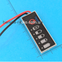 Індикатор рівня заряду 2S Li-Ion акумулятора з кнопкою