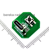 Драйвер LED 3-5-10W, Upwm=3.7V, управління однією кнопкою, 17.5x17.5mm