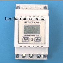 Реле напруги Бар`єр-30A (на DIN рейку)