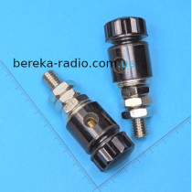 Клема гвинтова 10mm JS-633 чорна, мідь