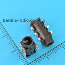 Гніздо 3.5mm 4C монтажне, PJ3013D SMD на плату