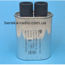 Конденсатор 0.90mF 2100V CH85-21090, клеми 2+2