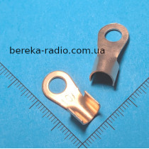 Клема очкова не ізольована М5.2, мідна, для кабелю 4mm2, OT10A