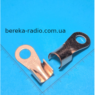 Клема очкова не ізольована М10.2, мідна, для кабелю 12mm2, OT200A