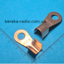 Клема очкова не ізольована М6.2, мідна, для кабелю 5mm2, OT20A