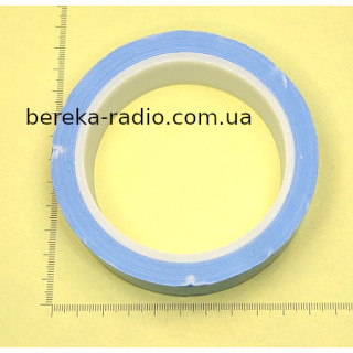 Скотч теплопровідний двохсторонній 25x0.2mm х 10m