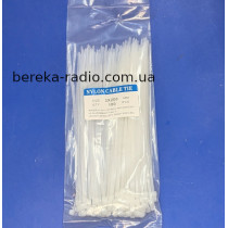 Стяжка 200x3.0mm біла Prowest (100 шт)