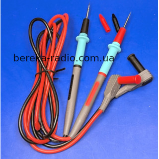 Щупи для тестера з тонкими щупами, 20А, 4mm, силіконовий кабель 20AWG