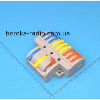 Багаторазова клема 933 з важелями на 3+9 контакти
