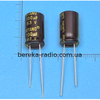 100 mF 63V EXR /10x16/ 105* HITANO, LOW ESR