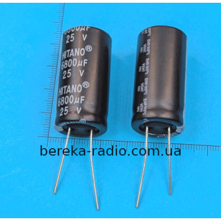 6800 mF 25V EHR /18x36/ 105* HITANO