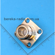 Гніздо N з фланцем під кабель RG-402, латунь