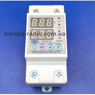 Реле напруги TOVPD1-60 TOMZN, 60A/230VAC (на DIN рейку)