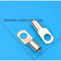 Клема очкова не ізольована М6.5 (SC25-8) (мідно-луджена, до кабелю 25mm2)