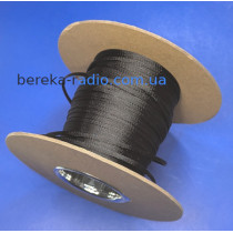 Обплетення кабельне Woer PET-04 (1/0.25x32), 2-7 мм, чорне, 100 м