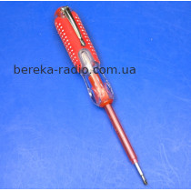 Викрутка індикаторна  з змінними наконечниками, 100-500V