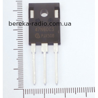 SPW47N60C3 /TO-247 (47A, 650V, 415W, 0.07 Ohm) Infineon