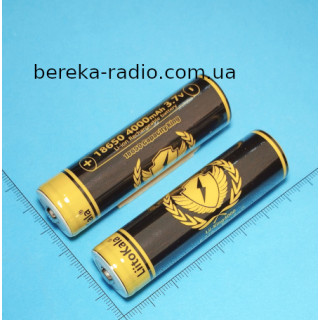 Акумулятор 3.7V, 4000mAh, 18650, LitoKala King4000-JT, оригінал