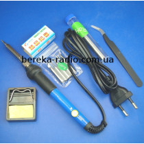 Набір для паяння HandSkit 936S (паяльник 60W з регул. темп., підставка, 5 жал, припій, пінцет)