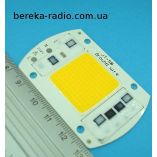 Св. COB 50W/220V, білий теплий, 2800-3200K, 120*, JT-50