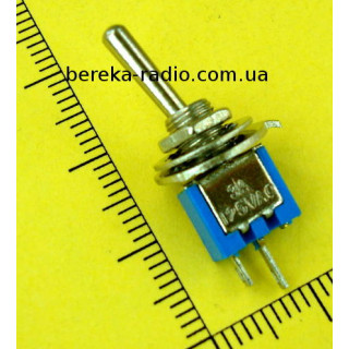 Тумблер SMTS-101 (ON-OFF), 2pin, 1.5A/250VAC