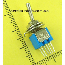Тумблер SMTS-202 (ON-ON), 6pin, 1.5A/250VAC